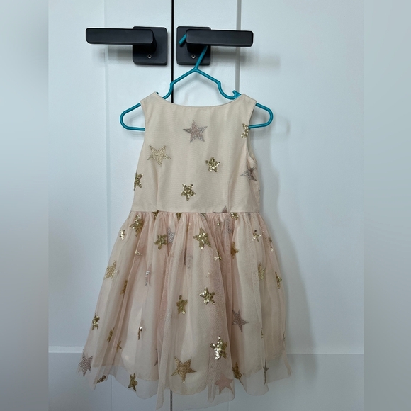 Pippa and Julie blush pink star sequin dress - Picture 1 of 2